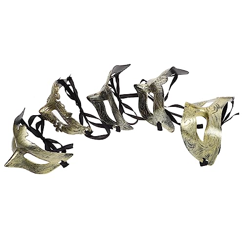 VANZACK 25 Stück Teiliges Damen Masquerade Masken Retro Design Kunststoff Halbgesichtsmasken für Halloween Kostüm Party Dekoration Vintage Stil für Maskenball Karneval und Fotorequisiten von VANZACK