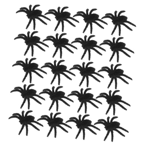 VANZACK 25 Stück Teiliges Flockspinnen Realistisch Schwarze Deko Spinnen mit Fell für Gruselspaß Party Deko Haunted House Atmosphäre VANZACK 25 Stück Teiliges Flockspinnen Realistisch Schwarze Deko Spinnen mit Fell für Gruselspaß Party Deko Haunted House Atmosphäre von VANZACK