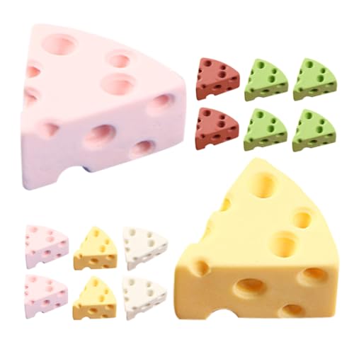 VANZACK 25 Stück Teiliges Käsemodell Realistische Simulation Käsekuchen Deko Food Vielseitig als Fotorequisite und Tischdekoration für Restaurant DIY Handwerk von VANZACK