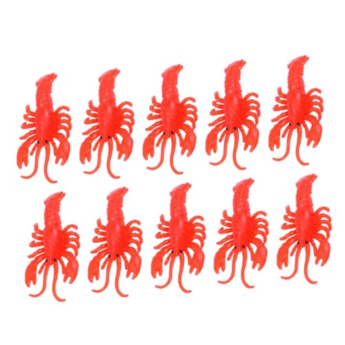 VANZACK 25 Stück Teiliges Tragbare Verschleißfeste Mini Lobster Realistisch Gestaltete Niedliche Kleine Hummer Edukatives Sammelspielzeug für Dekorative Tischdekoration von VANZACK