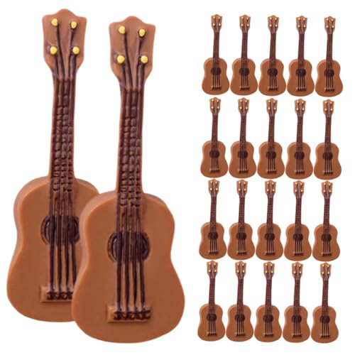 VANZACK 25Stücke Teiliges Gitarrenmodell aus Harz Kreative Puppenhaus Dekoration Langlebiges und Realistisches Musikinstrument für Enthusiasten und Einzigartiges von VANZACK