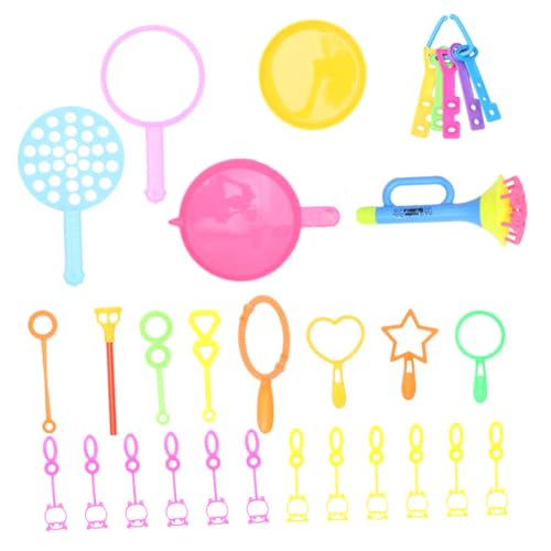 VANZACK 26 Stück Teiliges Seifenblasen Stick Set für Lustiges Bubble Making mit Runden Tabletts Handheld Seifenblasenstäbe für Outdoor Aktivitäten und Sommerpartys Zufällige Farbe VANZACK 26 Stück Teiliges Seifenblasen Stick Set für Lustiges Bubble Making mit Runden Tabletts Handheld Seifenblasenstäbe für Outdoor Aktivitäten und Sommerpartys Zufällige Farbe von VANZACK