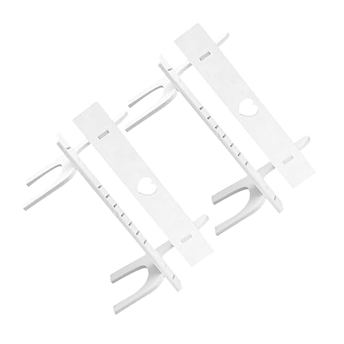 VANZACK 2Sätze DIY Puppenstühle Lange Puppenhocker für Puppenhaus Fotorequisiten für Valentinstag Geburtstagsgeschenke und Raumdekoration von VANZACK