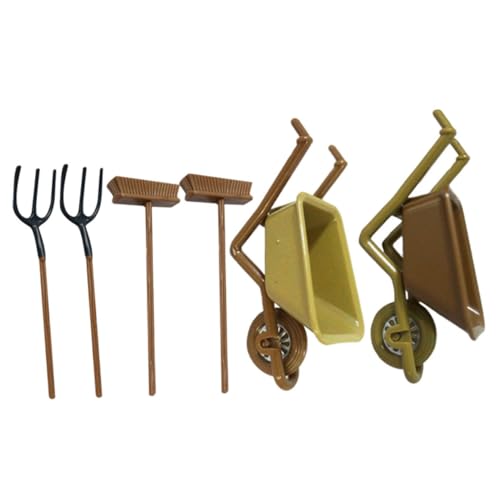 VANZACK 2Sätze Gartenwerkzeug Realistische Mini Schubkarre Zubehör Für Puppenhaus Deko Farben Zufällig Dekoratives Kinderspielzeug Und Minispielzeug VANZACK 2Sätze Gartenwerkzeug Realistische Mini Schubkarre Zubehör Für Puppenhaus Deko Farben Zufällig Dekoratives Kinderspielzeug Und Minispielzeug von VANZACK