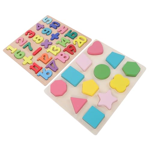 VANZACK 2Sätze Holzpuzzle Für Nummern Puzzle Und Formen Puzzle Für Frühe Entwicklung Pädagogisches Zahlenverständnis Und Motorischen Fähigkeiten VANZACK 2Sätze Holzpuzzle Für Nummern Puzzle Und Formen Puzzle Für Frühe Entwicklung Pädagogisches Zahlenverständnis Und Motorischen Fähigkeiten von VANZACK