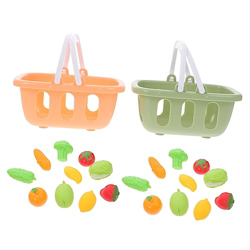 VANZACK 2Sätze Mini Einkaufs Körbe Für Simulation Handheld Körbe Für Gemüse Und Teiliges Für Kreative Rollenspiele VANZACK 2Sätze Mini Einkaufs Körbe Für Simulation Handheld Körbe Für Gemüse Und Teiliges Für Kreative Rollenspiele von VANZACK