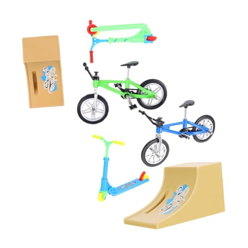 VANZACK 2Sätze Mini Finger Fingersport mit Rampe und Fahrrad Tischspiel für Fördert die Handmotorik für Finger Skatepark und Spielspaß Geschenkidee für Sportliebhaber VANZACK 2Sätze Mini Finger Fingersport mit Rampe und Fahrrad Tischspiel für Fördert die Handmotorik für Finger Skatepark und Spielspaß Geschenkidee für Sportliebhaber von VANZACK