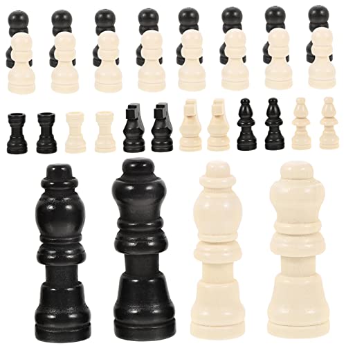 VANZACK 2Sätze Mini Holzschachstücke Schachfiguren Im Staunton Design Für Erwachsene Als Schachersatz Für Unterwegs Weiße Figuren VANZACK 2Sätze Mini Holzschachstücke Schachfiguren Im Staunton Design Für Erwachsene Als Schachersatz Für Unterwegs Weiße Figuren von VANZACK
