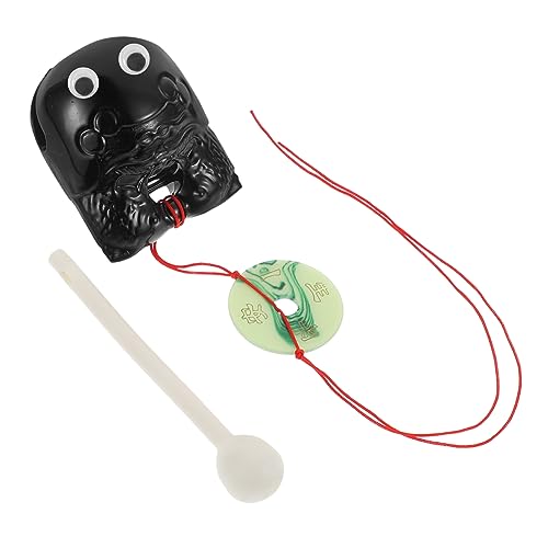 VANZACK 2Sätze Tempelblock Percussion Spielzeuge Entspannendes Büro Dekompressionsspielzeug mit Natürlichem für Stressabbau und Innere von VANZACK