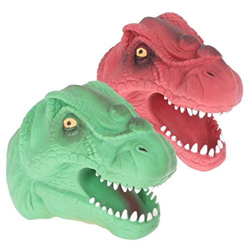 VANZACK 2Stücke Dinosaurier Handpuppen Für Pädagogisches Fingerspielzeug Kreativität Und Interaktion Interaktive Spielzeuge von VANZACK