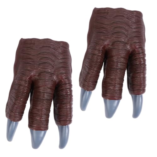 VANZACK Dinosaurier Für Jungen Und Mädchen 2 Stück Dinosaurier-spielzeughandschuhe Für Party-ankleide-Cosplay-Spiel von VANZACK
