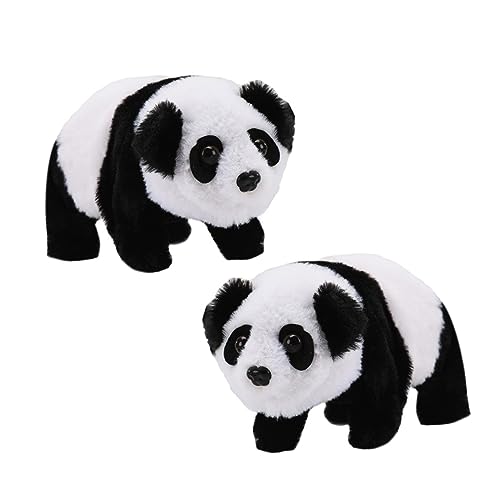 VANZACK 2Stücke Elektrische Plüschtiere Musikspielzeug Panda Krabbeln und Geräusche für Interaktives Motorik und des Spielspaßes VANZACK 2Stücke Elektrische Plüschtiere Musikspielzeug Panda Krabbeln und Geräusche für Interaktives Motorik und des Spielspaßes von VANZACK