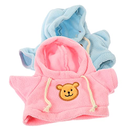 VANZACK 2Stücke Ersatzkleidung Für Teddybären Süßes Puppenkostüm Wiederverwendbare Stofftierkleidung Und Accessoires Für Kuscheltiere Und Puppen von VANZACK