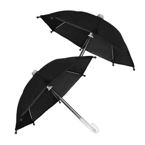 VANZACK 2Stücke Faltbare Regenschirm Für Puppenhaus Dekoration Perfektes Zubehör Für Puppen Realistisches Design Für Dekorationen Und Vintage von VANZACK