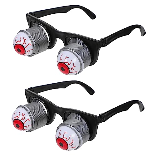 VANZACK 2Stücke Gruselige Augapfelbrillen Spaßbrille Für Streiche Und Halloween Fake Requisiten Für Parties Und Scherzartikel VANZACK 2Stücke Gruselige Augapfelbrillen Spaßbrille Für Streiche Und Halloween Fake Requisiten Für Parties Und Scherzartikel von VANZACK