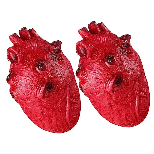 VANZACK 2Stücke Halloween Realistische Herz Requisiten Gruselige Deko Für Simulierte Herzen Für Halloween Party Und Kostüm Accessoires VANZACK 2Stücke Halloween Realistische Herz Requisiten Gruselige Deko Für Simulierte Herzen Für Halloween Party Und Kostüm Accessoires von VANZACK