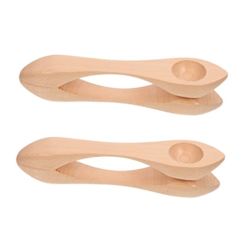 VANZACK 2Stücke Holz Musiklöffel Für Natürliche Holzfarbe Schlaginstrument Für Kindergartenaufführungen Und Musikalische Aktivitäten Hochwertiges Kinderschlaginstrument VANZACK 2Stücke Holz Musiklöffel Für Natürliche Holzfarbe Schlaginstrument Für Kindergartenaufführungen Und Musikalische Aktivitäten Hochwertiges Kinderschlaginstrument von VANZACK