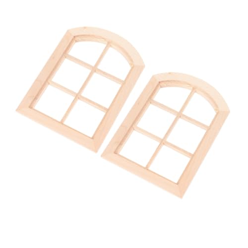 VANZACK 2Stücke Holzrahmen Dekorationszubehör Für Puppenhaus DIY Fenster Für Kreative Bastelprojekte Und Weihnachtsfeiern VANZACK 2Stücke Holzrahmen Dekorationszubehör Für Puppenhaus DIY Fenster Für Kreative Bastelprojekte Und Weihnachtsfeiern von VANZACK