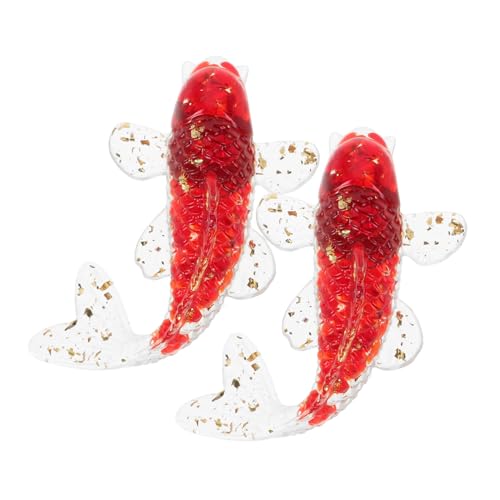 VANZACK 2Stücke Kristall Koi Fisch Figuren Handgefertigte Tierfiguren Als Desktop Dekoration Glückliche Ornamente Für Aquarium VANZACK 2Stücke Kristall Koi Fisch Figuren Handgefertigte Tierfiguren Als Desktop Dekoration Glückliche Ornamente Für Aquarium von VANZACK