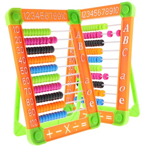 VANZACK 2Stücke Lernspielzeug Arithmetischer Rechenrahmen Mathematikfähigkeiten Und Zählkompetenz Zufällige Farben Für Frühkindliche Bildung VANZACK 2Stücke Lernspielzeug Arithmetischer Rechenrahmen Mathematikfähigkeiten Und Zählkompetenz Zufällige Farben Für Frühkindliche Bildung von VANZACK