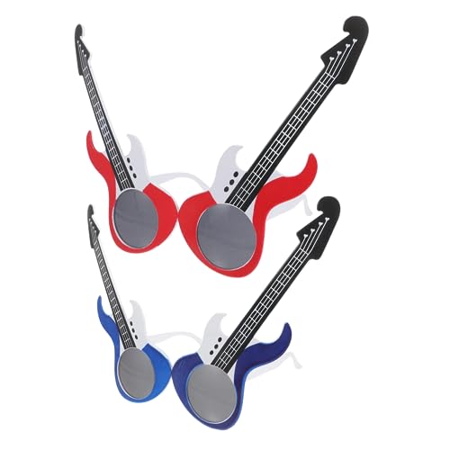VANZACK 2Stücke Lustige Partybrille mit Elektrischer Gitarre Einzigartige Sonnenbrille für Erwachsene Strand Disco Partys Spaßige Foto Requisite für Unvergessliche VANZACK 2Stücke Lustige Partybrille mit Elektrischer Gitarre Einzigartige Sonnenbrille für Erwachsene Strand Disco Partys Spaßige Foto Requisite für Unvergessliche von VANZACK