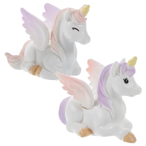 VANZACK 2Stücke Mini Einhorn Figuren aus Harz Niedliche Kuchen Dekoration für Torten Vielseitige Harzdekoration für Kindergeburtstagsfeiern und Kreative VANZACK 2Stücke Mini Einhorn Figuren aus Harz Niedliche Kuchen Dekoration für Torten Vielseitige Harzdekoration für Kindergeburtstagsfeiern und Kreative von VANZACK