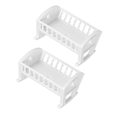 VANZACK 2Stücke Miniaturbett Für Puppenhaus Puppenhauswiege Realistische Möbel Für Schlafzimmer Als Puppenhaus Und Zubehör VANZACK 2Stücke Miniaturbett Für Puppenhaus Puppenhauswiege Realistische Möbel Für Schlafzimmer Als Puppenhaus Und Zubehör von VANZACK