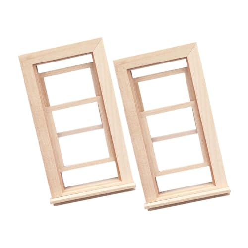 VANZACK Puppenhaus-fensterrahmen Aus Holz Miniatur-fensterrahmen Für Jungen Und Mädchen Zum Spielen VANZACK Puppenhaus-fensterrahmen Aus Holz Miniatur-fensterrahmen Für Jungen Und Mädchen Zum Spielen von VANZACK