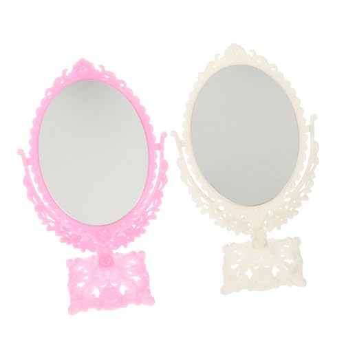 VANZACK 2Stücke Puppenhaus Make Up Spiegel Europäischer Spiegel Puppenhaus Dekoration Zubehör Für Puppenhäuser VANZACK 2Stücke Puppenhaus Make Up Spiegel Europäischer Spiegel Puppenhaus Dekoration Zubehör Für Puppenhäuser von VANZACK