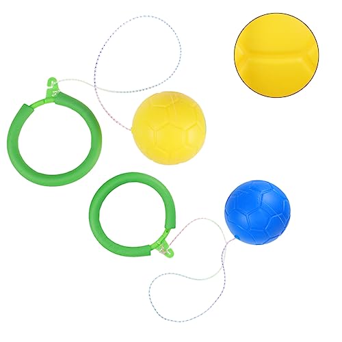 VANZACK 2Stücke Rotations Jumping Balls Fitness Bälle Hüpfspielzeug Für Tanzball Spielzeuge Und Zufällige Zubehörfarbe von VANZACK
