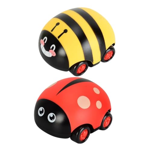 VANZACK 2Stücke Spielzeugautos Für Reibungsbetriebene Fahrzeuge Cartoon Design Für Kleinkinder Und Jungen Autospielzeug Für Kreative Spiele von VANZACK