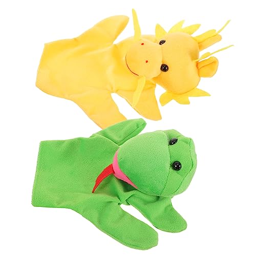 VANZACK 2Stücke Tierhandpuppen Interaktive Geschichtenerzählpuppen Für Handpuppen Erzählen Von Geschichten Tiermotive Zufällig Ausgewählt von VANZACK