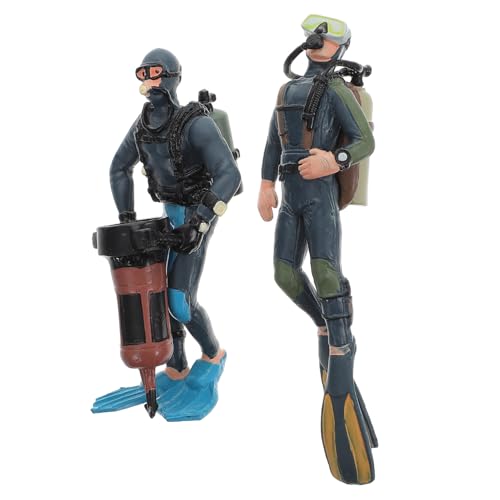 VANZACK 2Stücke Unterwasser Explorer Taucher Figuren Dekoration Simulierte Tauchspielzeug Puppen Für Unterwasser Und Deko VANZACK 2Stücke Unterwasser Explorer Taucher Figuren Dekoration Simulierte Tauchspielzeug Puppen Für Unterwasser Und Deko von VANZACK