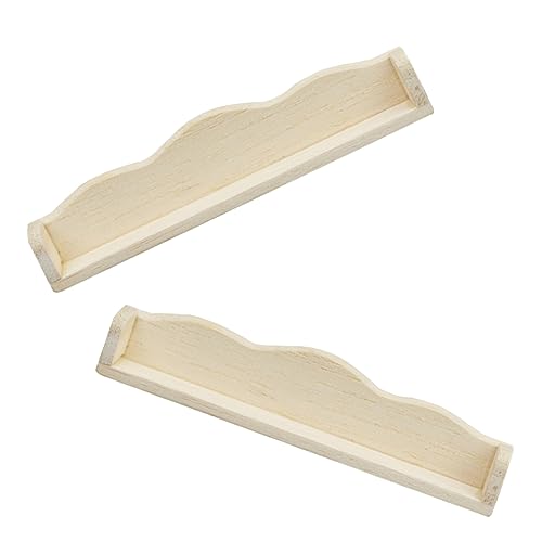 VANZACK 2Stücke Wandregal aus Holz Teiliges für Puppenhaus Dekoration Kleines Wandregal für Häuser und Zubehör Stilvoller und Niedlicher Möbel VANZACK 2Stücke Wandregal aus Holz Teiliges für Puppenhaus Dekoration Kleines Wandregal für Häuser und Zubehör Stilvoller und Niedlicher Möbel von VANZACK