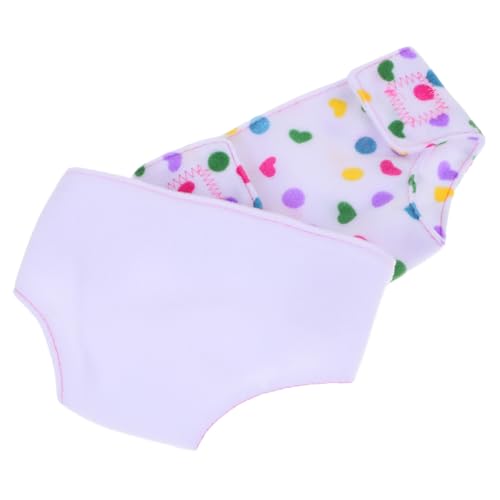 VANZACK 2Stücke Wiederverwendbare Puppenwindeln Verstellbare Unterwäsche Für Babypuppen Für Verschiedene Puppengrößen Puppenzubehör Für Kreatives von VANZACK