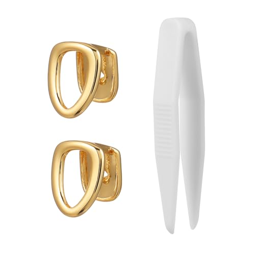 VANZACK 2Stücke Zähne Für Hip Hop Goldene Bling Zähne Für Party Zubehör Einzigartiger Mund Grill Für Rapper Halloween Und Karneval Accessoires von VANZACK