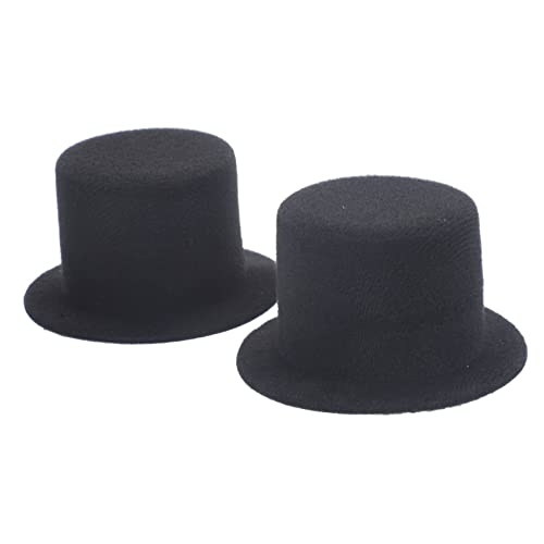 VANZACK 2Stücke Zylinderhüte für Puppen Dekorative DIY Partyzubehör Schwarze Hüte für Bastelprojekte und Cosplay Dekorationen VANZACK 2Stücke Zylinderhüte für Puppen Dekorative DIY Partyzubehör Schwarze Hüte für Bastelprojekte und Cosplay Dekorationen von VANZACK