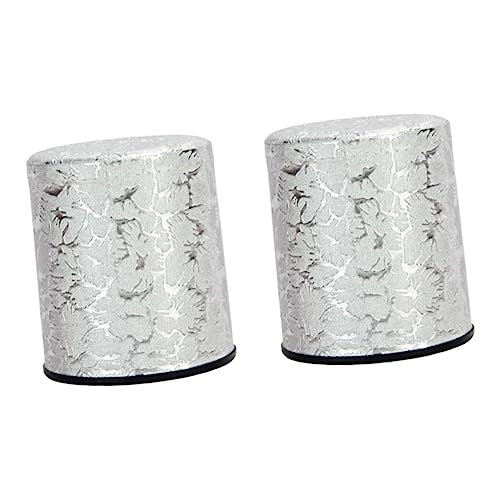 VANZACK 2Stücke Zylindrische Lederwürfelbecher mit Betrug Design Hochwertige Würfelbox für Ktv und Lustige Spielabende Silber Muster VANZACK 2Stücke Zylindrische Lederwürfelbecher mit Betrug Design Hochwertige Würfelbox für Ktv und Lustige Spielabende Silber Muster von VANZACK