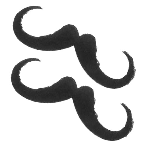 VANZACK 2pcs Gefälschte Schnurrbart Realistische Bart Männer Selbstkleber Kostüm Bart Für Männer Party Cosplay Halloween Holiday Party Supplies VANZACK 2pcs Gefälschte Schnurrbart Realistische Bart Männer Selbstkleber Kostüm Bart Für Männer Party Cosplay Halloween Holiday Party Supplies von VANZACK