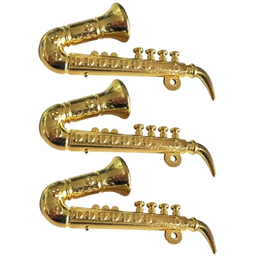 VANZACK 3 STÜCKE Miniatur Musikinstrumente Teiliges Saxophon Stil Puppenhaus Dekoration Leicht Realistisch für Kinderzimmer Mädchen Kreative Wohnaccessoires VANZACK 3 STÜCKE Miniatur Musikinstrumente Teiliges Saxophon Stil Puppenhaus Dekoration Leicht Realistisch für Kinderzimmer Mädchen Kreative Wohnaccessoires von VANZACK
