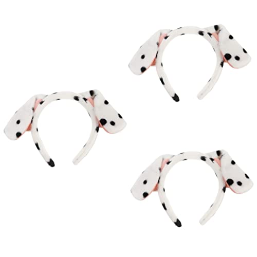 VANZACK 3 Stck. Hundeohren Haarreif aus Weichem Flexibles Cartoon Stirnband für Erwachsene Niedliches Kostümzubehör für Fasching Karneval und Cosplay Weißes Haarband Langlebig und VANZACK 3 Stck. Hundeohren Haarreif aus Weichem Flexibles Cartoon Stirnband für Erwachsene Niedliches Kostümzubehör für Fasching Karneval und Cosplay Weißes Haarband Langlebig und von VANZACK