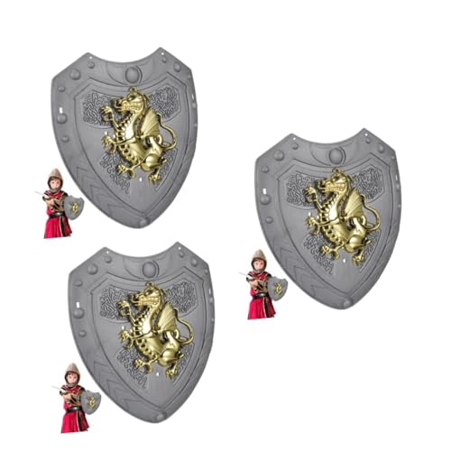 VANZACK 3 Stück Cosplay Schild Drachenform Robustes Kostüm Zubehör für Fasching und Party Geeignet für Jungen und Mädchen mit Realistischem Design VANZACK 3 Stück Cosplay Schild Drachenform Robustes Kostüm Zubehör für Fasching und Party Geeignet für Jungen und Mädchen mit Realistischem Design von VANZACK