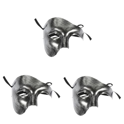 VANZACK 3 Stück Elegante Halbgesichtige Maske aus Leichtem Tragbares Masken Accessoire für Halloween Party Cosplay und Maskerade Filigranes Design für Stilvolle Verkleidung und Festliche VANZACK 3 Stück Elegante Halbgesichtige Maske aus Leichtem Tragbares Masken Accessoire für Halloween Party Cosplay und Maskerade Filigranes Design für Stilvolle Verkleidung und Festliche von VANZACK