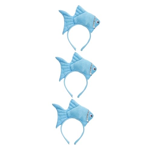 VANZACK 3 Stück Haarreif Fischkopfband Goldfisch Haarband für Party Halloween Mädchen Haaraccessoire Niedlicher Haarreifen für Geburtstagsfeier und Kostüm VANZACK 3 Stück Haarreif Fischkopfband Goldfisch Haarband für Party Halloween Mädchen Haaraccessoire Niedlicher Haarreifen für Geburtstagsfeier und Kostüm von VANZACK