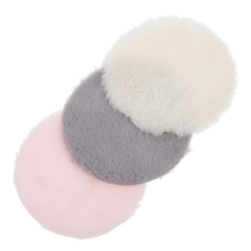 VANZACK 3 Stück Maßstab Plüsch Bodenmatte Kleine Hausdekoration Flauschig Weiche Ausstattung für Miniaturmöbel und Spielzubehör Zufällige Farbe von VANZACK
