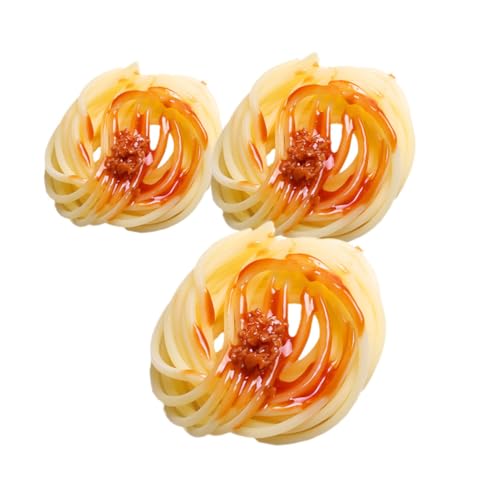VANZACK 3 Stück Realistisches Teiliges Spaghetti Modell mit Fleischsauce Künstliche Food Deko für Restaurant Küchenrequisite Vielseitige Verwendung als Food Props Leicht zu Reinigen VANZACK 3 Stück Realistisches Teiliges Spaghetti Modell mit Fleischsauce Künstliche Food Deko für Restaurant Küchenrequisite Vielseitige Verwendung als Food Props Leicht zu Reinigen von VANZACK