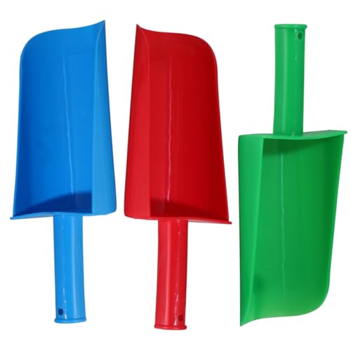 VANZACK 3 Stück Sandspielzeug Schaufeln mit Griff Bunte Plastiksandspielzeuge für Strand Sandkasten und Gartenaktivitäten VANZACK 3 Stück Sandspielzeug Schaufeln mit Griff Bunte Plastiksandspielzeuge für Strand Sandkasten und Gartenaktivitäten von VANZACK