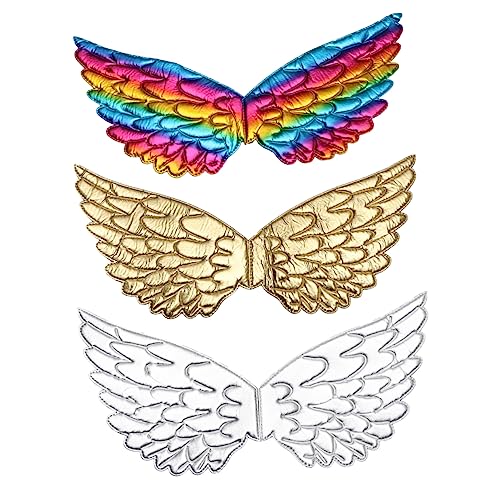 VANZACK 3 Stück Teiliges Bunte Einhornflügel für Cosplay Kostüme Stilvolle für Mottopartys und Besondere Anlässe Langlebig und VANZACK 3 Stück Teiliges Bunte Einhornflügel für Cosplay Kostüme Stilvolle für Mottopartys und Besondere Anlässe Langlebig und von VANZACK