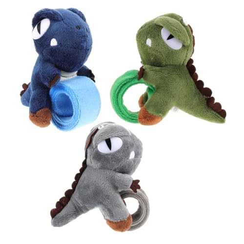 VANZACK 3 Stück Teiliges Dinosaurier Klatscharmband mit Niedlichen Plüsch dinosaurier Figuren Strapazierfähige Party armbänder für Erwachsene als Party und Kostümaccessoire VANZACK 3 Stück Teiliges Dinosaurier Klatscharmband mit Niedlichen Plüsch dinosaurier Figuren Strapazierfähige Party armbänder für Erwachsene als Party und Kostümaccessoire von VANZACK