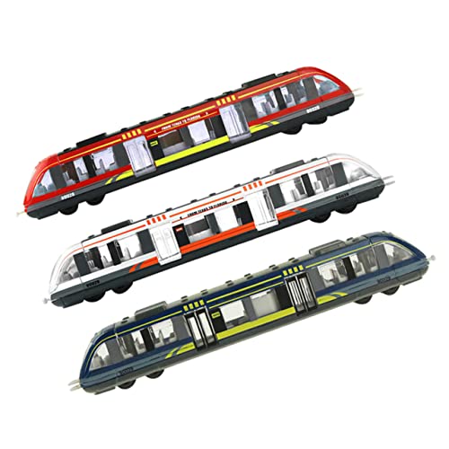VANZACK 3 Stück Teiliges Elektrisches Simulationseisenbahnspielzeug für Realistisches Zugset Handliches Lernspielzeug Koordination und Vorstellungskraft Geschenkidee für Jungen und Mädchen von VANZACK